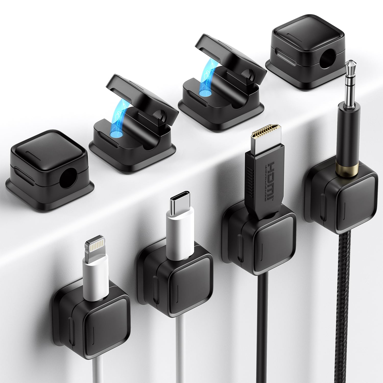 Xyvarnexis 8 Pack Cord Organizer Holder